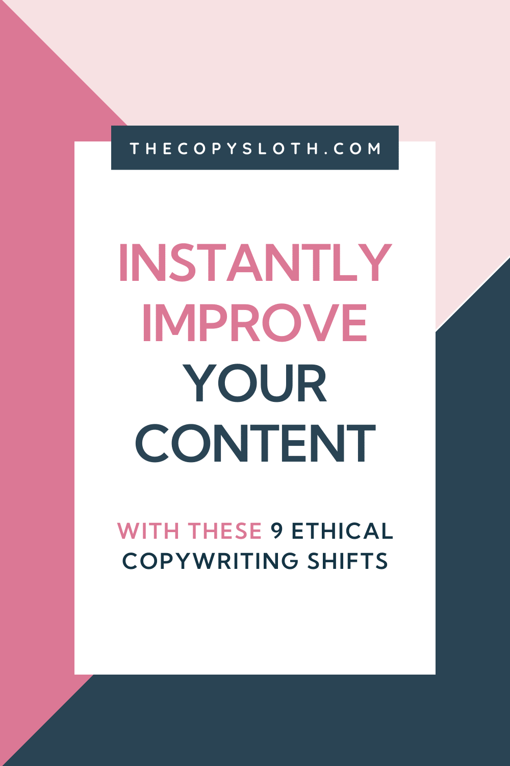 ethical copywriting shifts